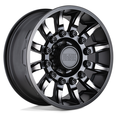 Black Rhino Hard Alloys - Black Rhino Wheels MISSION 20x9 6x135 12mm Matte Black 2090MSN126135M87