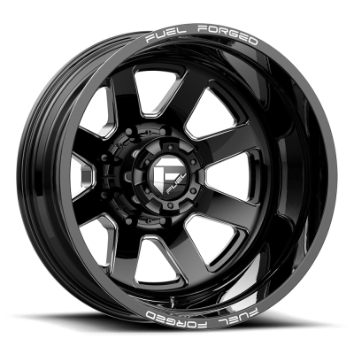 Fuel Mono - Fuel Off Road DE09 FF09D 24x8.25 8x210 -246mm Matte Black/Milled DE0924829345