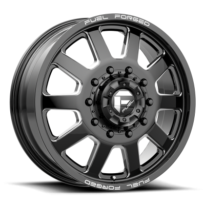 Fuel Mono - Fuel Off Road DE09 FF09D 24x8.25 10x225 105mm Matte Black/Milled DE092482A9