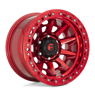 Fuel 1PC - Fuel Off Road D113 COVERT BEADLOCK 17x9 5x150 -15mm Candy Red D11317905645