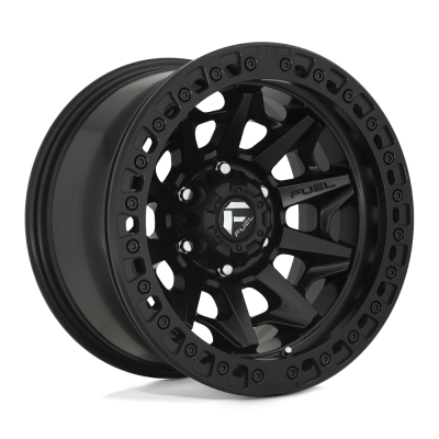 Fuel 1PC - Fuel Off Road D114 COVERT BEADLOCK 17x9 5x5.0 -15mm Matte Black D11417907545
