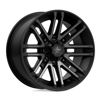 MSA Offroad Wheels - MSA Wheels M40 ROGUE 14x7 4x137 10mm Satin Black/Titanium M40-04737
