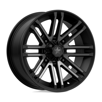 MSA Offroad Wheels - MSA Wheels M40 ROGUE 15x7 4x137 10mm Satin Black/Titanium M40-05737