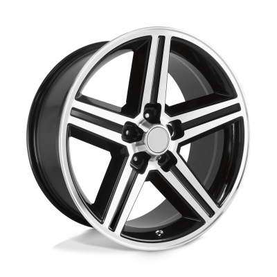 Performance Replicas - Performance Replicas PR148 20x8 5x5.0 0mm Gloss Black/Machined 148B-28730