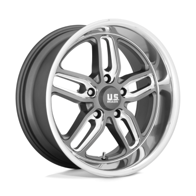 US Mag 1PC - US Mag Wheels U129 CTEN 22x10.5 5x5.0 1mm Matte Gunmetal/Milled U12922057357