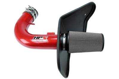HPS Performance - HPS 827-607R Red Air Intake Kit for 10-15 Chevy Camaro SS 6.2L V8