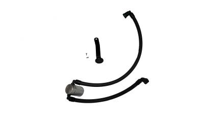 J&L Oil Separator Co - J&L Oil Separator 3091P-C Silver Oil Separator 3.0 PCV Side