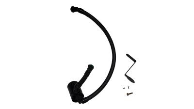 J&L Oil Separator Co - J&L Oil Separator 3092D-B Black Oil Separator 3.0 CCV Side