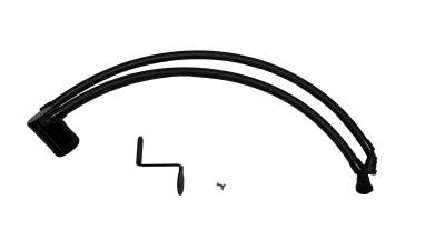 J&L Oil Separator Co - J&L Oil Separator 3096P-B Black Oil Separator 3.0 Passenger Side