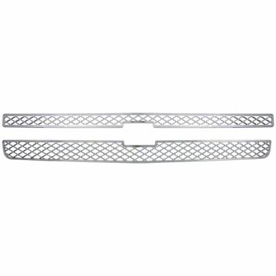 Coast To Coast - Coast To Coast IWCGI40 Chrome Mesh Grille Insert Overlay 2 Piece w/Emblem