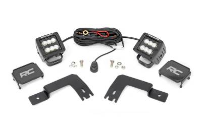 Rough Country Suspension Systems - Rough Country 93188 Under Bed Mount 2" LED Pod Light Kit for Xpedition/ADV-5