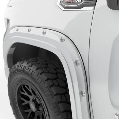 EGR - EGR 791794-GAZ Bolt-On Look Fender Flares-Summit White 19-25 Sierra 1500