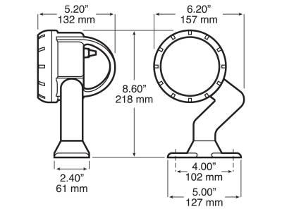 Peterson - Peterson 916S Vehicle-Mounted Work Light