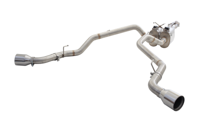 XFORCE - XFORCE ESDR10VKCS 11-18 Exhaust System for Ram 1500 Crew Cab 5.7 Bed 67.4 In.