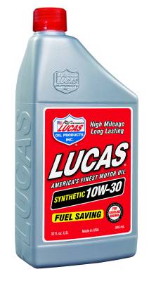 Lucas Oil Products - Lucas Oil Products 10050 Synthetic SAE 10W-30 Motor Oil