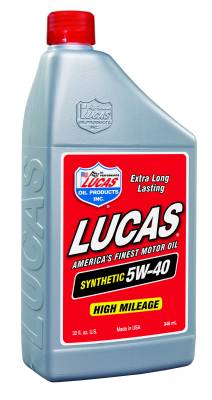 Lucas Oil Products - Lucas Oil Products 10189 Synthetic SAE 5W-40 Motor Oil