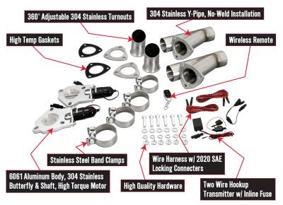 Patriot Exhaust - Patriot Exhaust PEC250K Exhaust Cut-Out