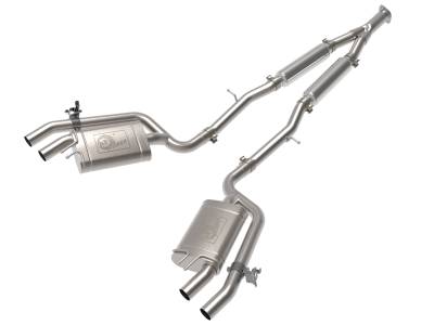 aFe Power - aFe 49-37024 3-2.5" Cat-Back Exhaust System w/Cut Out for 22-23 Kia Stinger 2.5L