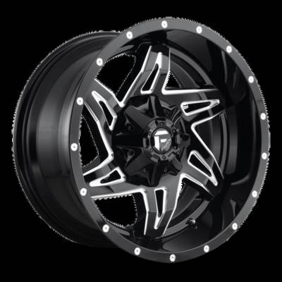 Fuel 1PC - Fuel Off Road D61917908350 D619 PODIUM 17x9 6x5.5 1mm Matte Gunmetal/Black