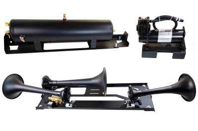 Kleinn Automotive Accessories - Kleinn Automotive FSD23-734 Onboard Air System Model 730 Horn for Ford F250/F350