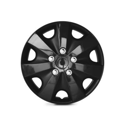 Winjet - Winjet CHB-5051-BL-14 14" Universal Wheel Cover Hubcaps 4PC Black