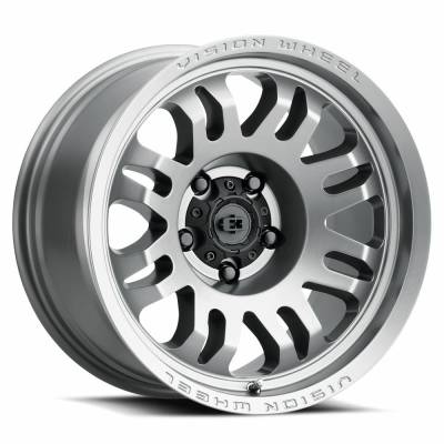 Vision Wheel - Vision Wheel 409 Inferno 17X8.5 6x4.5 0mm Satin Grey 409-7886SG0
