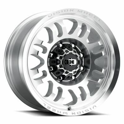 Vision Wheel - Vision Wheel 409 Inferno 17X9 6x4.5 12mm Milled Machine Face 409-7986MMF12