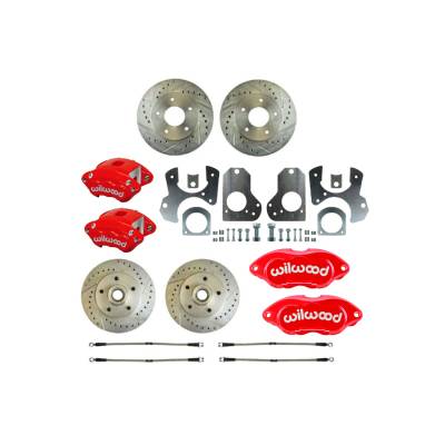 The Right Stuff Detailing - The Right Stuff A82RDM278Z Buick Chevy/Oldsmobile Brake Conversion Kit FR & RR