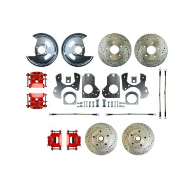 The Right Stuff Detailing - The Right Stuff A82RDM78Z Buick/Chevy/Oldsmobile Brake Conversion Kit FR & RR