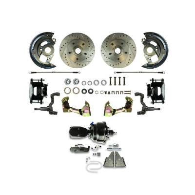 The Right Stuff Detailing - The Right Stuff AFXDC01CSY Brake Conversion Kit Front for Select GM Cars