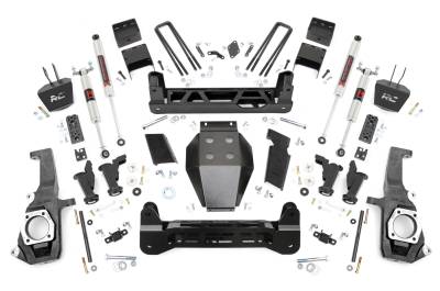 Rough Country Suspension Systems - Rough Country 10440 7.5" Suspension Lift Kit 11-19 Silverado/Sierra 2500HD