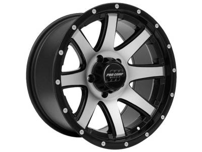 Pro Comp Wheels - Pro Comp Wheels PA76 PATRIOT 17x9 5x5.0 -6mm Gloss Black/Machined PXA3176-7973