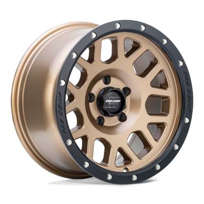 Pro Comp Wheels - Pro Comp Wheels PA40 VERTIGO 17x9 6x5.5 -6mm Matte Bronze/Black PXA9640-7983