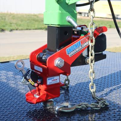 Shocker Hitch - Shocker Hitch SH-45SQ-STR-SL40 Shocker 40K Surge Gooseneck Air Hitch-3" Ball