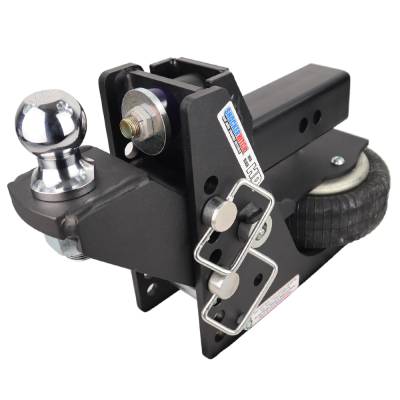 Shocker Hitch - Shocker Hitch SH-HDMB610-250-2 Shocker HD 20K 2.5" Max Black Air Receiver Hitch