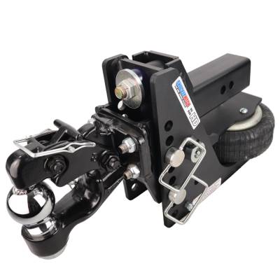 Shocker Hitch - Shocker Hitch SH-HDMB636-250-25 Shocker HD 16K 2.5" Max Black Air Receiver Hitch