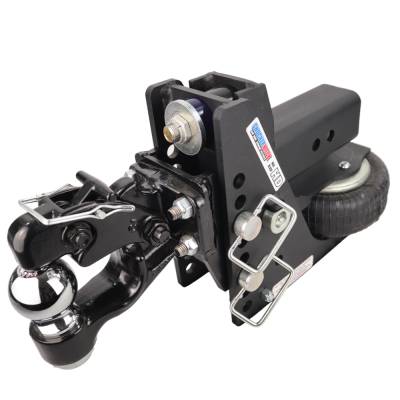 Shocker Hitch - Shocker Hitch SH-HDMB636-300-25 Shocker HD 16K 3" Max Black Air Receiver Hitch