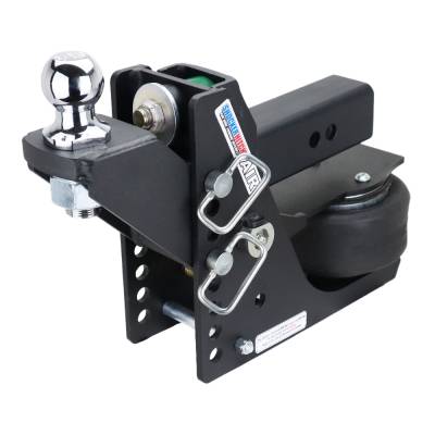 Shocker Hitch - Shocker Hitch SH-MB610-250-2 Shocker 12K 2.5" Max Black Air Receiver Hitch