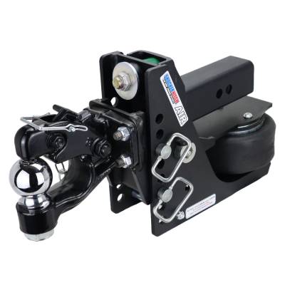 Shocker Hitch - Shocker Hitch SH-MB636-200-25 Shocker 12K 2" Max Black Air Receiver Hitch