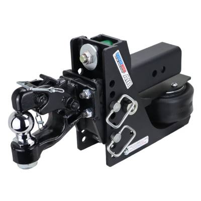 Shocker Hitch - Shocker Hitch SH-MB636-250-25 Shocker 12K 2.5" Max Black Air Receiver Hitch