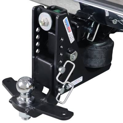 Shocker Hitch - Shocker Hitch SH-MB640-200-2SC Shocker 12K 2" Max Black Air Receiver Hitch