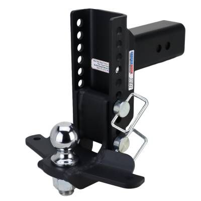 Shocker Hitch - Shocker Hitch SH-XR130-320-2SC Shocker XR 20K 3" Adjustable Receiver Hitch
