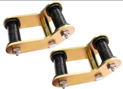 Rust Buster Frameworks - Rust Buster RB2069 Rear Lubeable Spring Shackles Pair for 87-95 Jeep Wrangler YJ