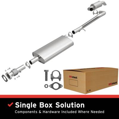 BRExhaust - BRExhaust 106-0432 Direct-Fit Exhaust System Replacement Kit
