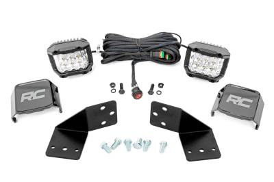 Rough Country Suspension Systems - Rough Country 96113 Rear Cab Mount 3" LED Pod Light Kit for CFMoto Uforce 1000