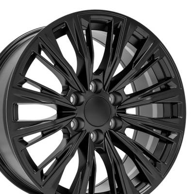 OE Wheels LLC - OE Wheels CA93-20090-6550-28B1 Replica CA93 Escalade 20x9 Satin Black