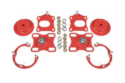 BMR Suspension - BMR Suspension WAK751R Caster Camber Plates Red for 11-14 Ford S197 Mustang