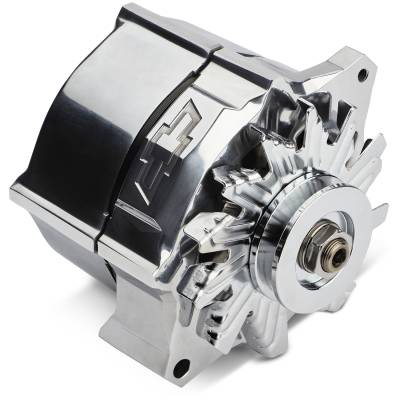 Proform - Proform 141-151 Polished Slant-Edge Alternator for Chevy SB/BB V8