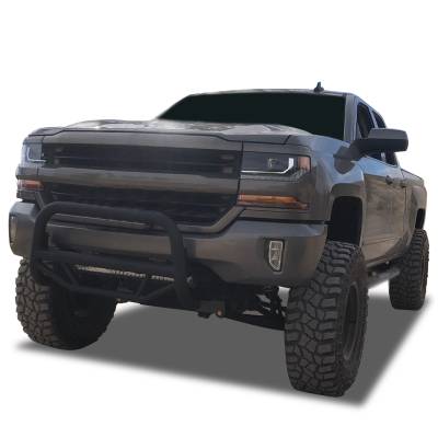 Black Horse Off Road - Black Horse MBT-MG203 Max-T Bull Bar Textured Black 07-18 Sierra/Silverado 1500