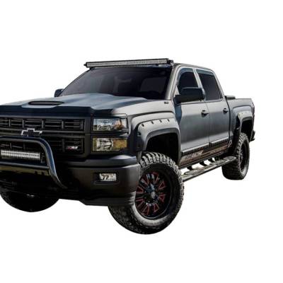 Black Horse Off Road - Black Horse FF-CHSI25-SM-PKT Fender Flares Avalanche/Silverado/Suburban/Tahoe
